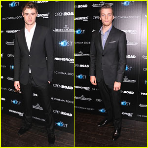 Jake Abel & Max Irons: 'The Host' NYC Screening