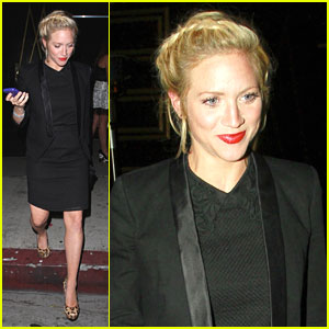 Brittany Snow: Night Out at Bootsy Bellows | Brittany Snow | Just Jared Jr.