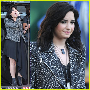 Demi Lovato: 'Jimmy Kimmel Live' Soundcheck