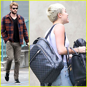 Miley Cyrus Has a Photoshoot, Liam Hemsworth Grabs Lunch