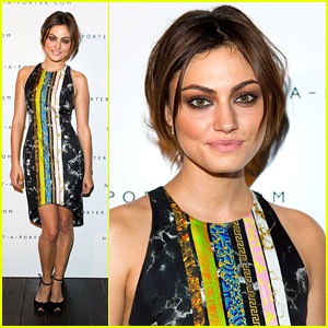 Phoebe Tonkin Parties with Net-A-Porter