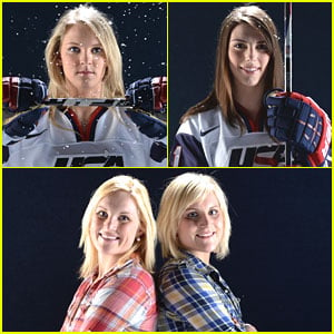 Monique & Jocelyne Lamoureux: USOC Portraits with Hilary Knight ...