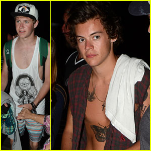 Harry Styles: Shirtless Yacht Trip with Niall Horan! | Harry Styles, Niall  Horan, One Direction, Shirtless | Just Jared Jr.