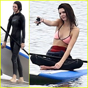 Kendall Jenner: Paddleboarding in Malibu!