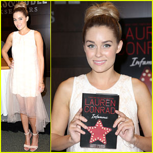 Lauren Conrad leaves her book signing at The Grove in Los Angeles