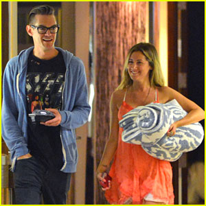 Ashley Tisdale: Pre-Birthday Outing with Christopher French!
