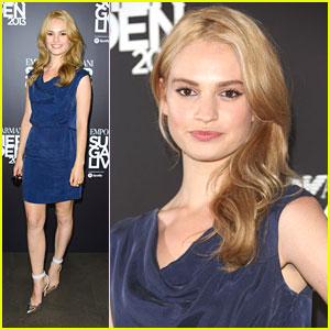 Lily James: Emporio Armani Summer Garden Live 2013 | Lily James | Just  Jared Jr.