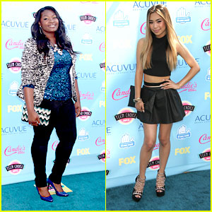 Candice Glover & Jessica Sanchez - Teen Choice Awards 2013