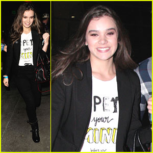 Hailee Steinfeld: Movie Date with Dad | Hailee Steinfeld | Just Jared Jr.