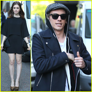 Lily Collins & Jamie Campbell Bower: 'Mortal Instruments' London Promo