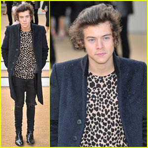 acceptabel brud Pil Harry Styles: Burberry Prorsum Fashion Show | Harry Styles, One Direction |  Just Jared Jr.