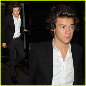 Harry Styles: Post-Fashion Show Party | Harry Styles | Just Jared Jr.