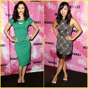 Katie Findlay: 'Carrie Diaries' Premiere with Ellen Wong!