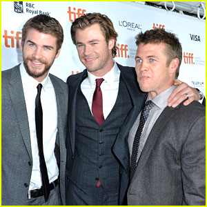 Liam Hemsworth: ‘Rush’ Premiere at TIFF 2013 with Brother Chris! | 2013 ...