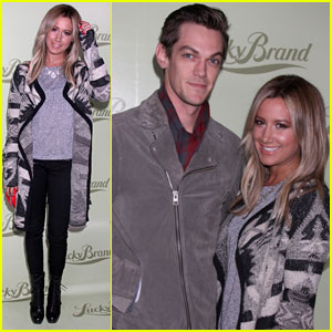 Ashley Tisdale & Christopher French: ‘Lucky Brand’ Flagship Store