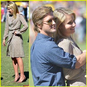 Dianna Agron & Nick Mathers: Veuve Clicquot Polo Classic Couple!