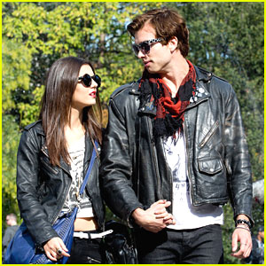 Victoria Justice Films 'No Kiss List' in NYC