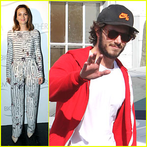Leighton Meester Promotes Biotherm; Adam Brody Goes Boxing