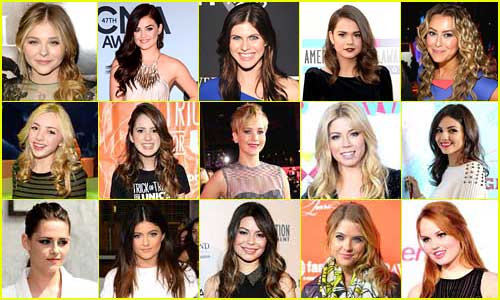 Just Jared Jr's 25 Most Popular Actresses of 2013!
