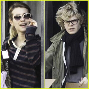 Emma Roberts & Evan Peters Step Out Together