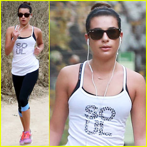 Lea Michele: Coldwater Canyon Hike Before ‘Glee’ Rehearsal | Lea