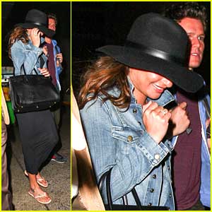 Lea Michele: LAX Arrival After Mexico Holiday