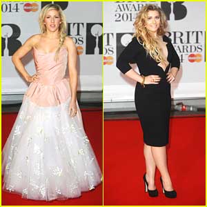 Ellie Goulding & Ella Henderson: BRIT Awards 2014 | 2014 Brit Awards