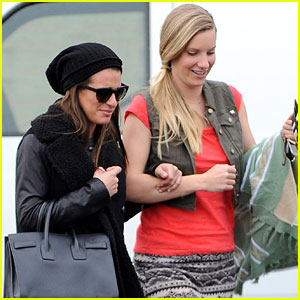 Lea Michele & Heather Morris: Shopping Buddies!