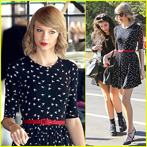 Taylor Swift Style — Leaving Roku Sunset w/ Lorde