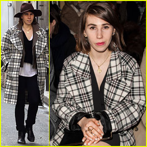 Zosia Mamet: Front Row at Carven Fashion Show