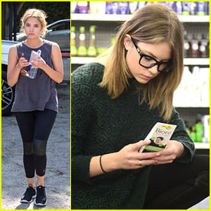 Ashley Benson Shops For Biore Beauty After Gym Session