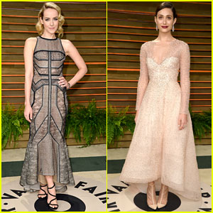 Jena Malone & Emmy Rossum: Vanity Fair Oscars 2014 Party