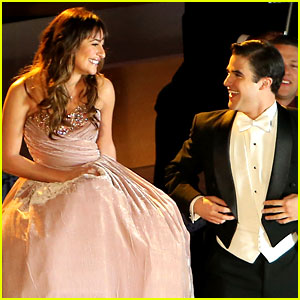 Lea Michele & Darren Criss Are Ballroom Dancers for 'Glee'!