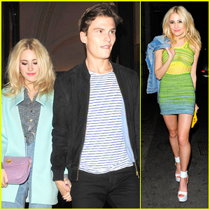 Pixie Lott Shares Late Night Dinner with Oliver Cheshire After 'Nasty' Signing