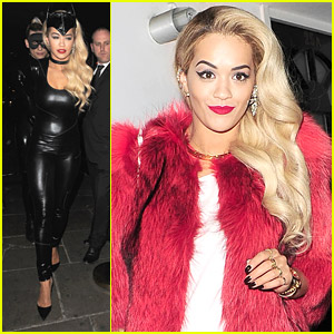 Meow! Rita Ora Dresses as Catwoman for Chloe Green's Launch After Party