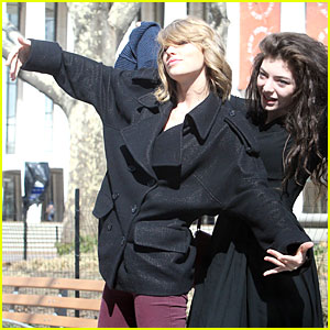 Taylor Swift & Lorde Show Their Fun & Silly Attitude in NYC!