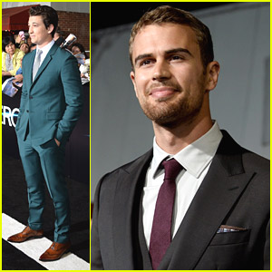 Theo James & Miles Teller Premiere 'Divergent' - See The Hot Pics Here!