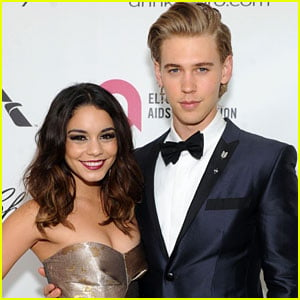 Vanessa Hudgens & Austin Butler: EJAF Oscars Party Pair! | 2014 Oscars ...