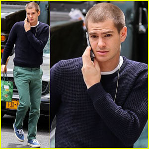 We're Really Starting to Dig Andrew Garfield's Haircut! What Do You Think?  | Andrew Garfield | Just Jared Jr.