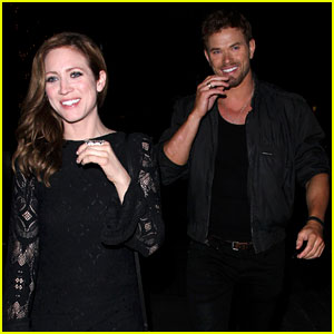 Kellan Lutz Grabs Dinner with Pal Brittany Snow!