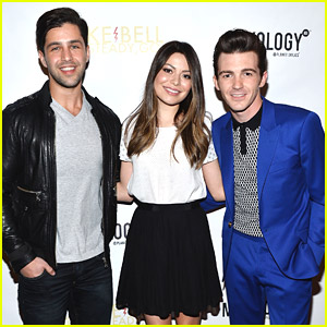 Miranda Cosgrove Drake Josh Reunion At Drake Bell S Album Release Party Drake Bell Josh Peck Miranda Cosgrove Just Jared Jr