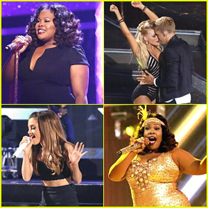 See All The Pics from Amber Riley, Ariana Grande & Cody Simpson's Performance on 'DWTS' Finale!