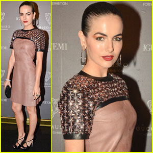 Camilla Belle Goes Dramatic for Gucci Museo 'Forever Now' Exhibit Opening