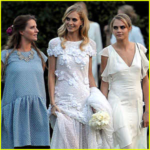 Cara Delevingne Debuts New Tattoo at Sister Poppy’s Wedding! | Cara ...