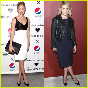 Gigi Hadid & Dianna Agron Preview The Narciso Rodriguez Bottletop