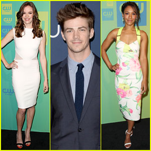 Grant Gustin & Danielle Panabaker Present 'The Flash' at The CW Upfronts!