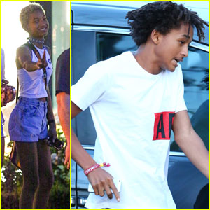 Jaden Smith Grabs Dinner with Friends After Beach Day with The Biebers, Jaden  Smith, Moises Arias