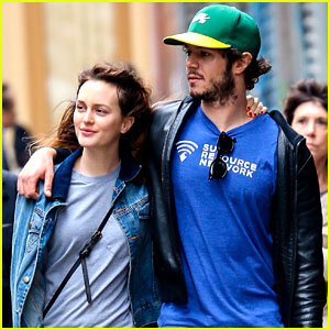 Leighton Meester Takes a Romantic Stroll with Hubby Adam Brody