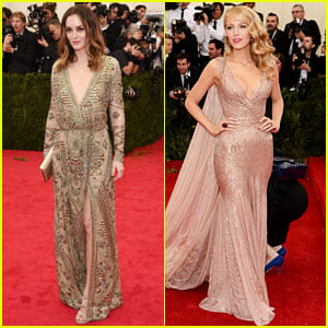 Leighton Meester & Blake Lively Go Glam at the Met Gala 2014!
