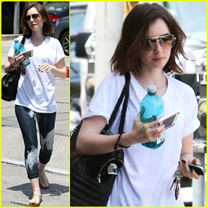 Lily Collins Finishes Off Work Week with West Hollywood Gym Session ...